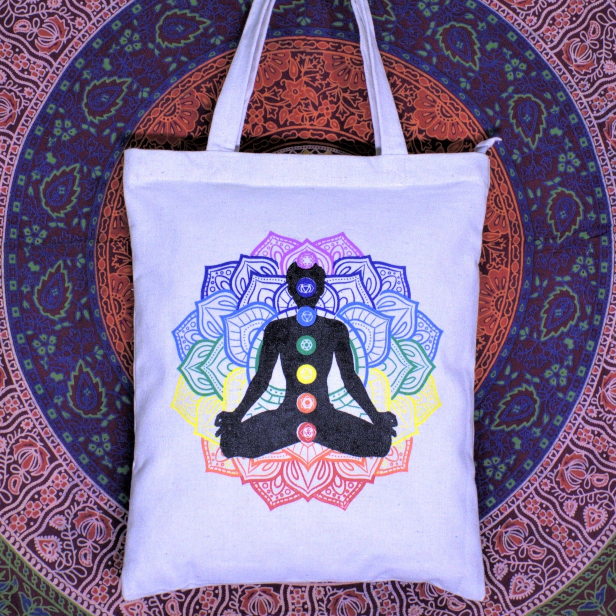 SEVEN CHAKRA TOTE BAG