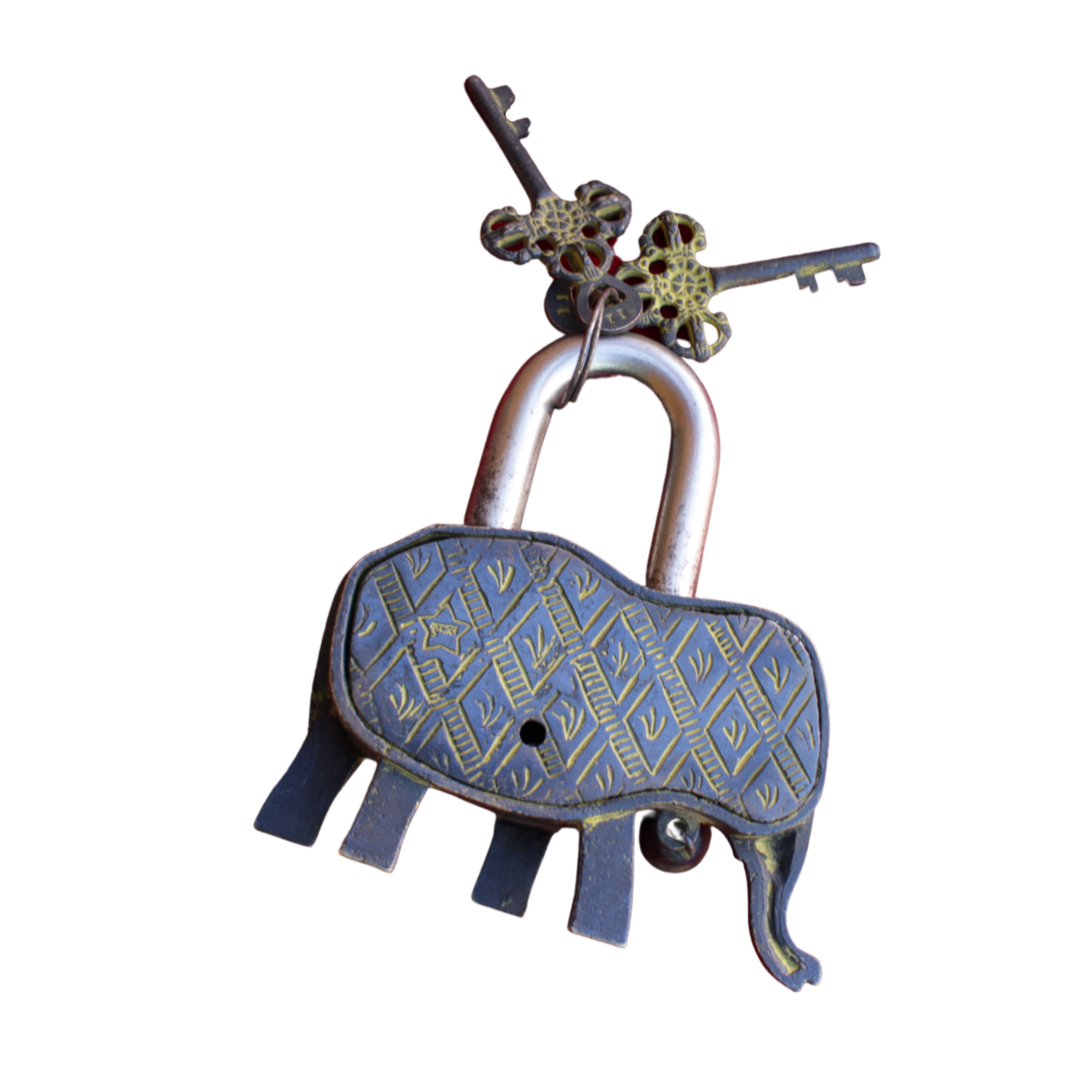 elephant shape key and lock