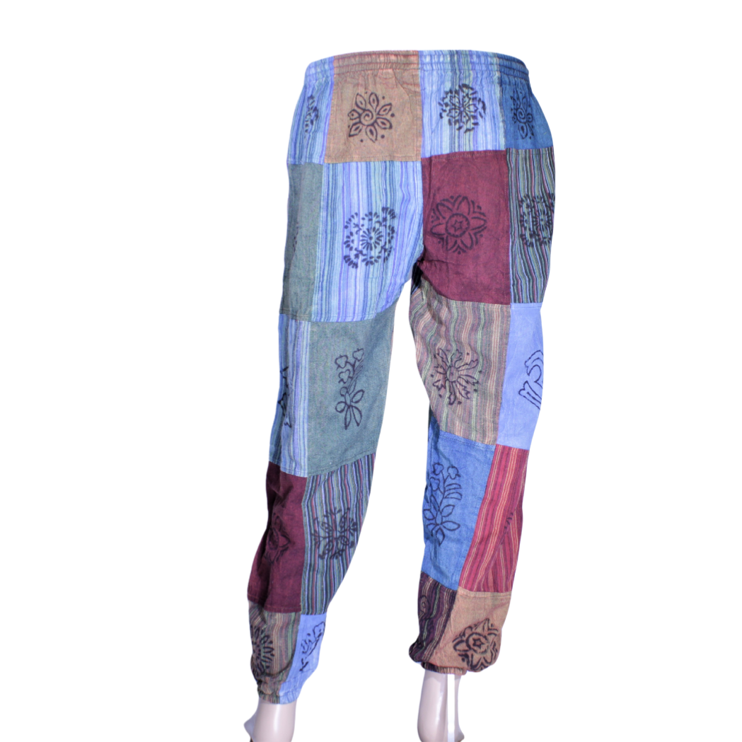 harem pants patchwork