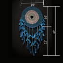 Blue  Dream Catcher with feathers