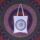 BLack MANDALA TOTE BAG