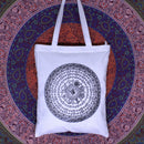 BLack MANDALA TOTE BAG