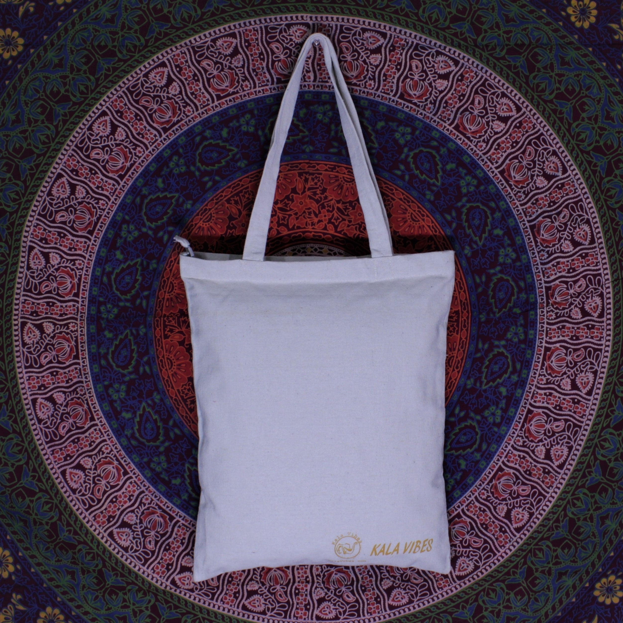 Prayer Wheel With Prayer Flag Tote Bag