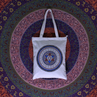 BLUE MANDALA TOTE BAG