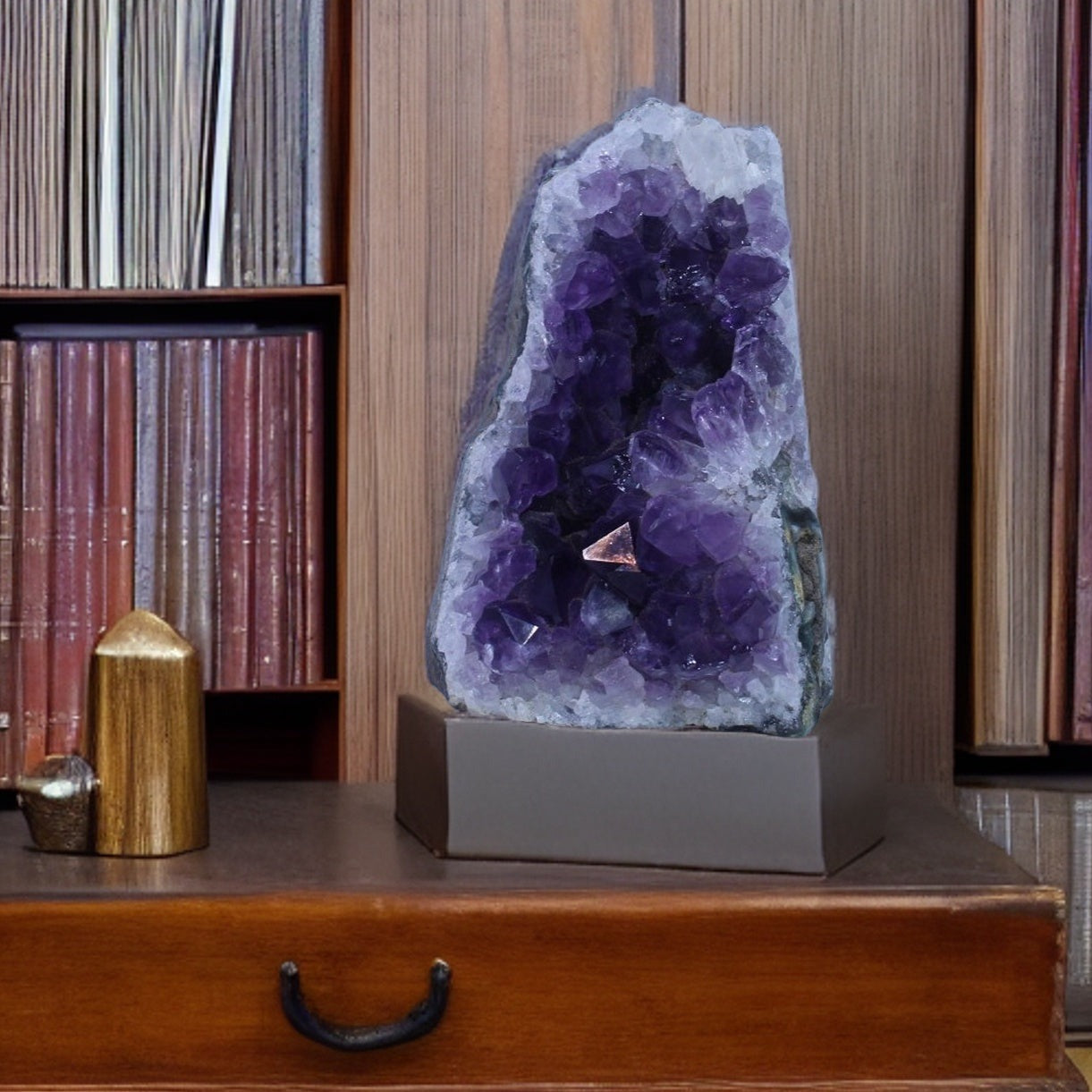 Amethyst Standing Natural Purple Geode | Raw Amethyst