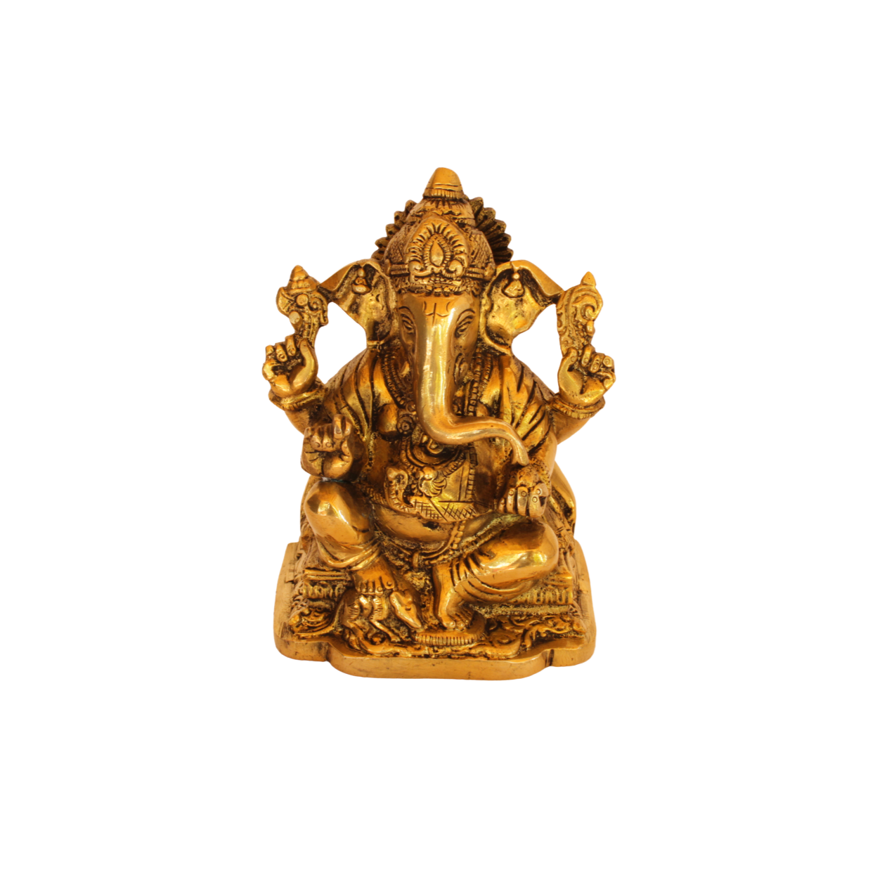Divine Ganesh Statue in Bronze