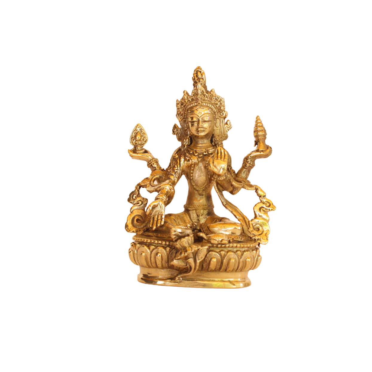 Green Tara Statue in Bronze