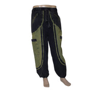 Round Patched cotton pant