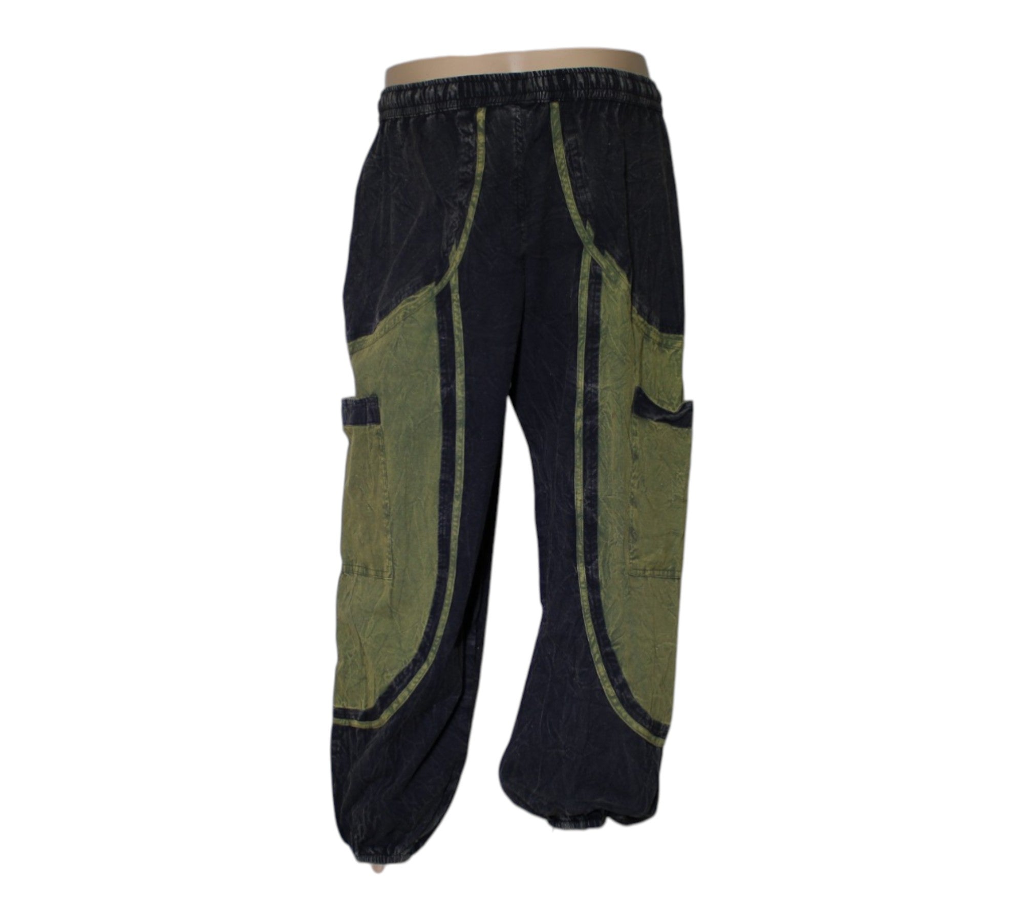 Round Patched cotton pant