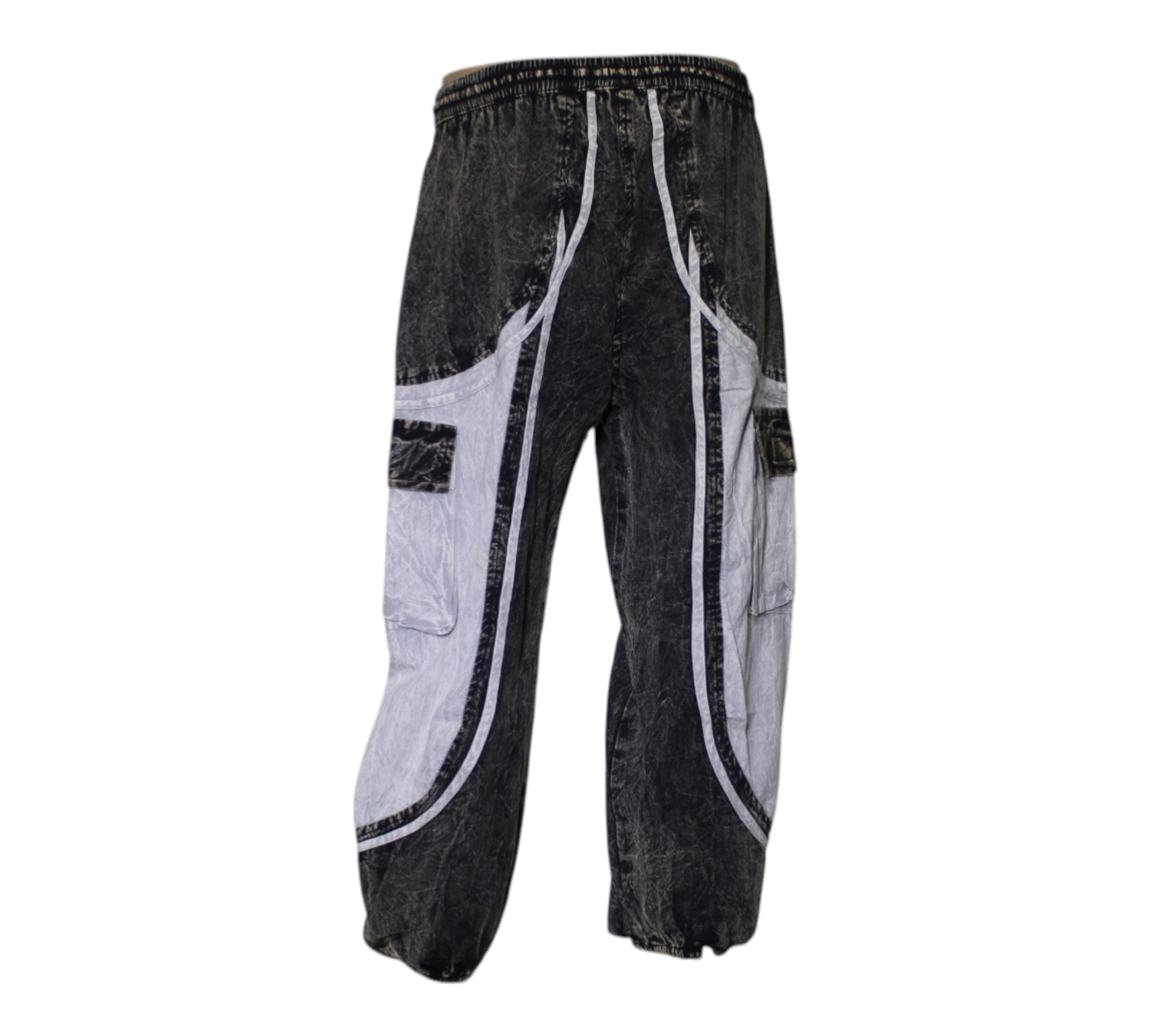 Round Patched cotton pant