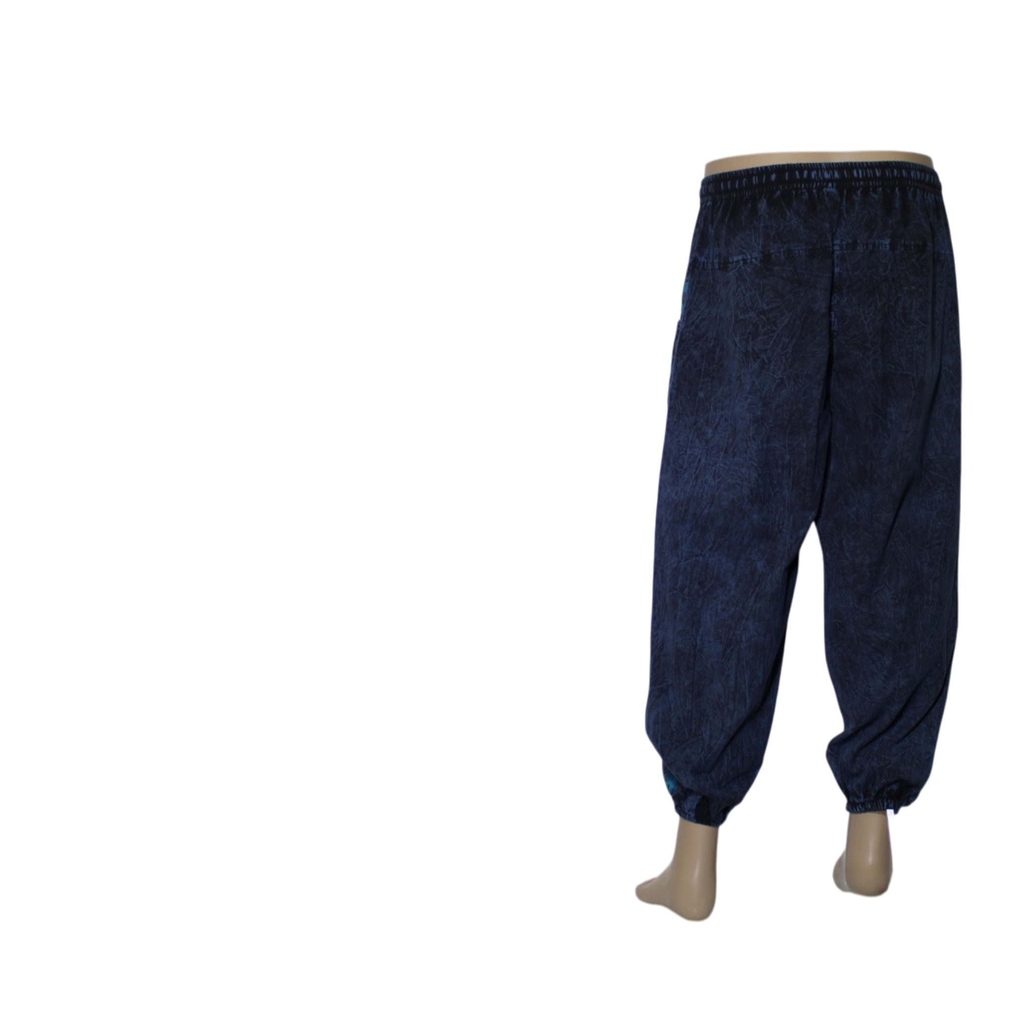 Washed Mushroom Print Pant
