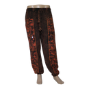 Washed Mushroom Print Pant