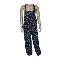 Mushroom Print Overalls