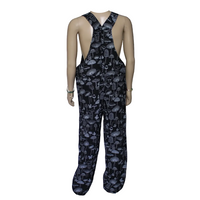 Mushroom Print Overalls