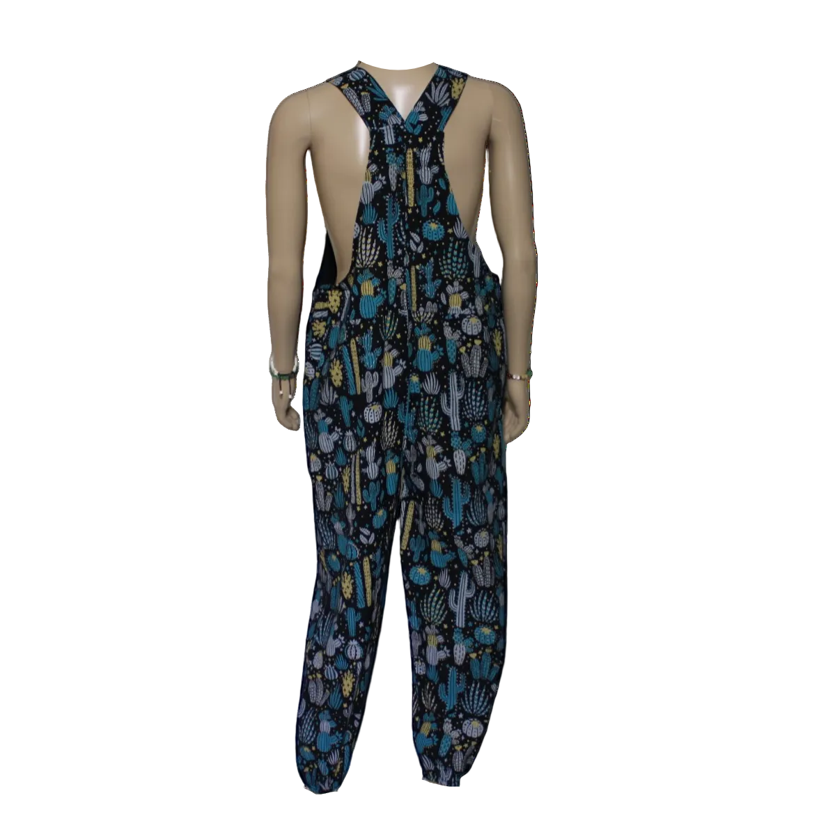Cactus Print Overalls