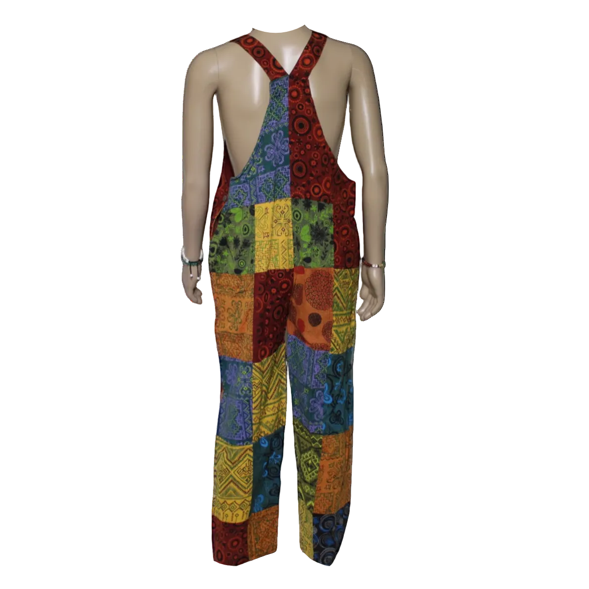 Spring Patched Overalls