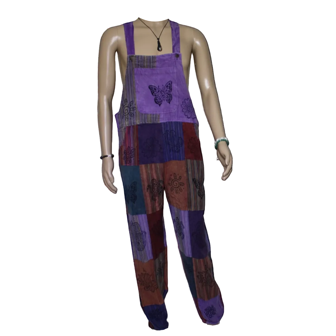 Winter Patched Overalls