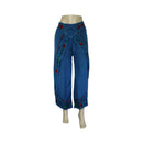 Embroidered cotton palazzo