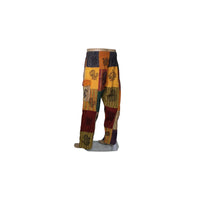 Patched box pant