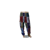 Patched box pant