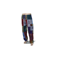 Patched box pant