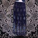 dark blue indian skirt