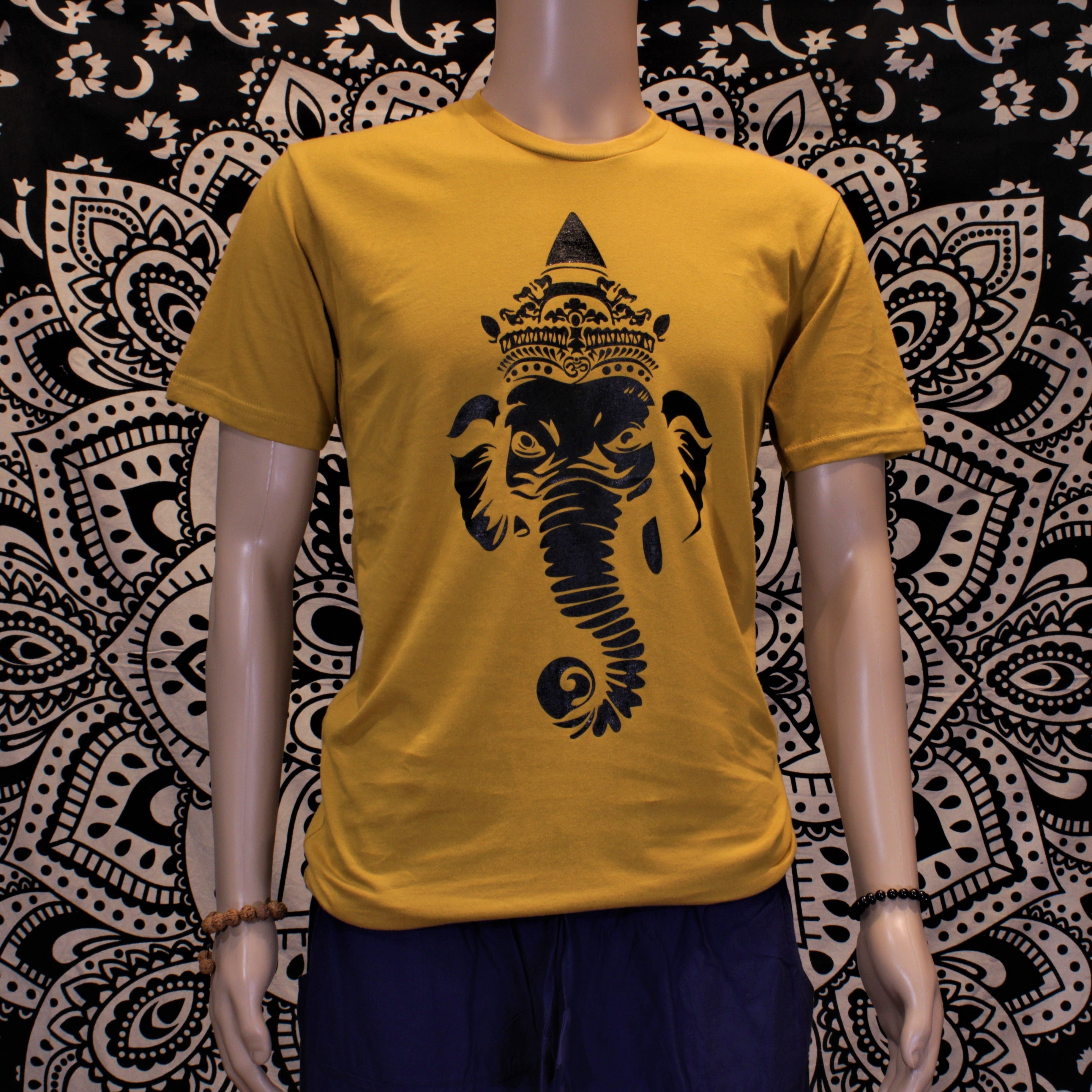 Ganesh Face Graphic Short Sleeve Tshirt