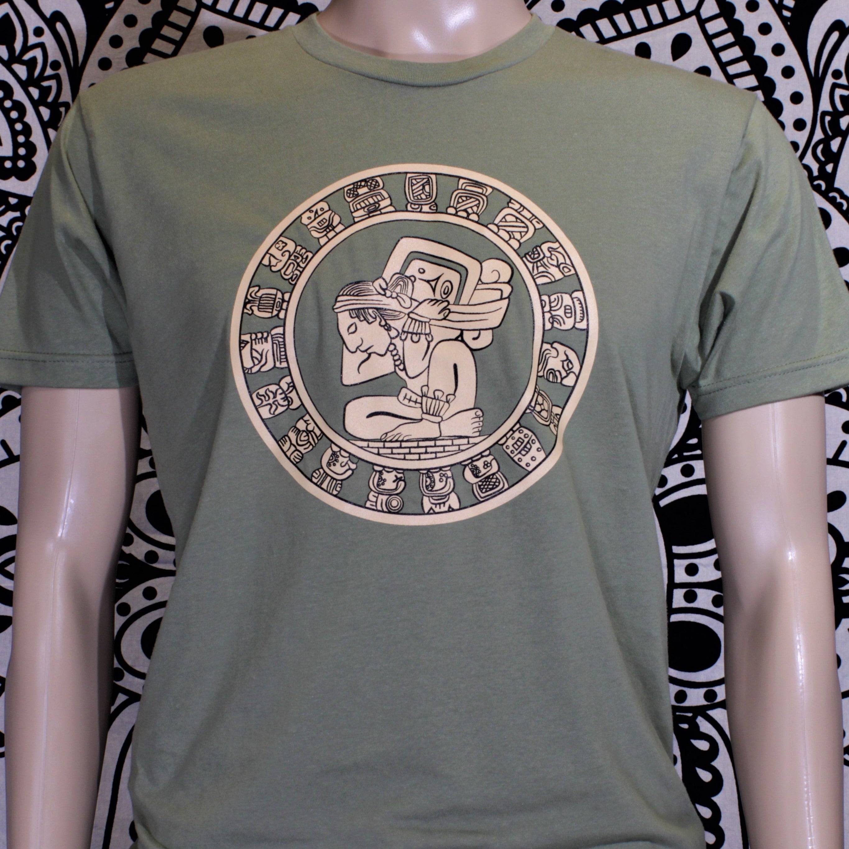 Mayan Calendar Graphic Short Sleeve T-shirt