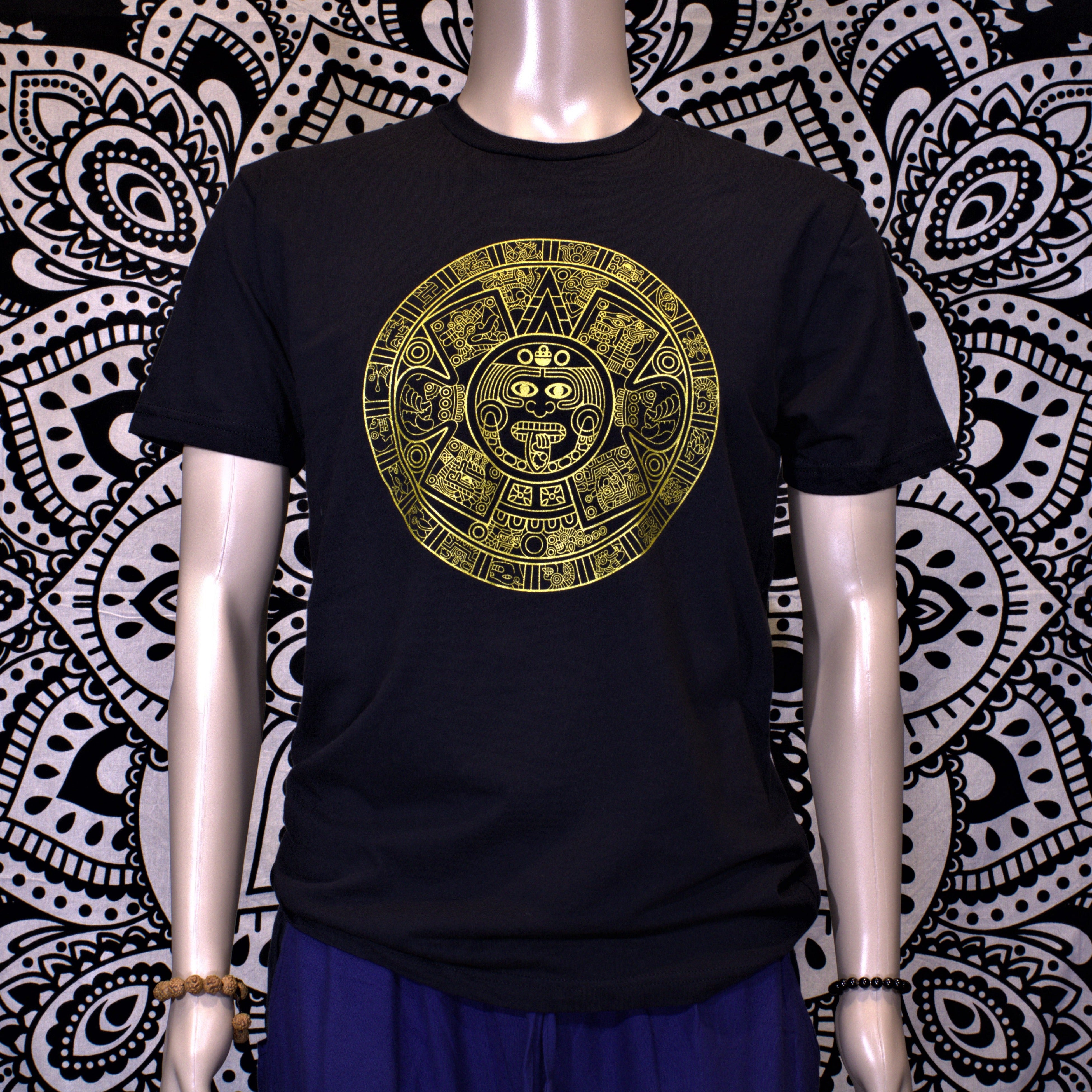 Mayan Aztec Graphic Short Sleeve T-shirt