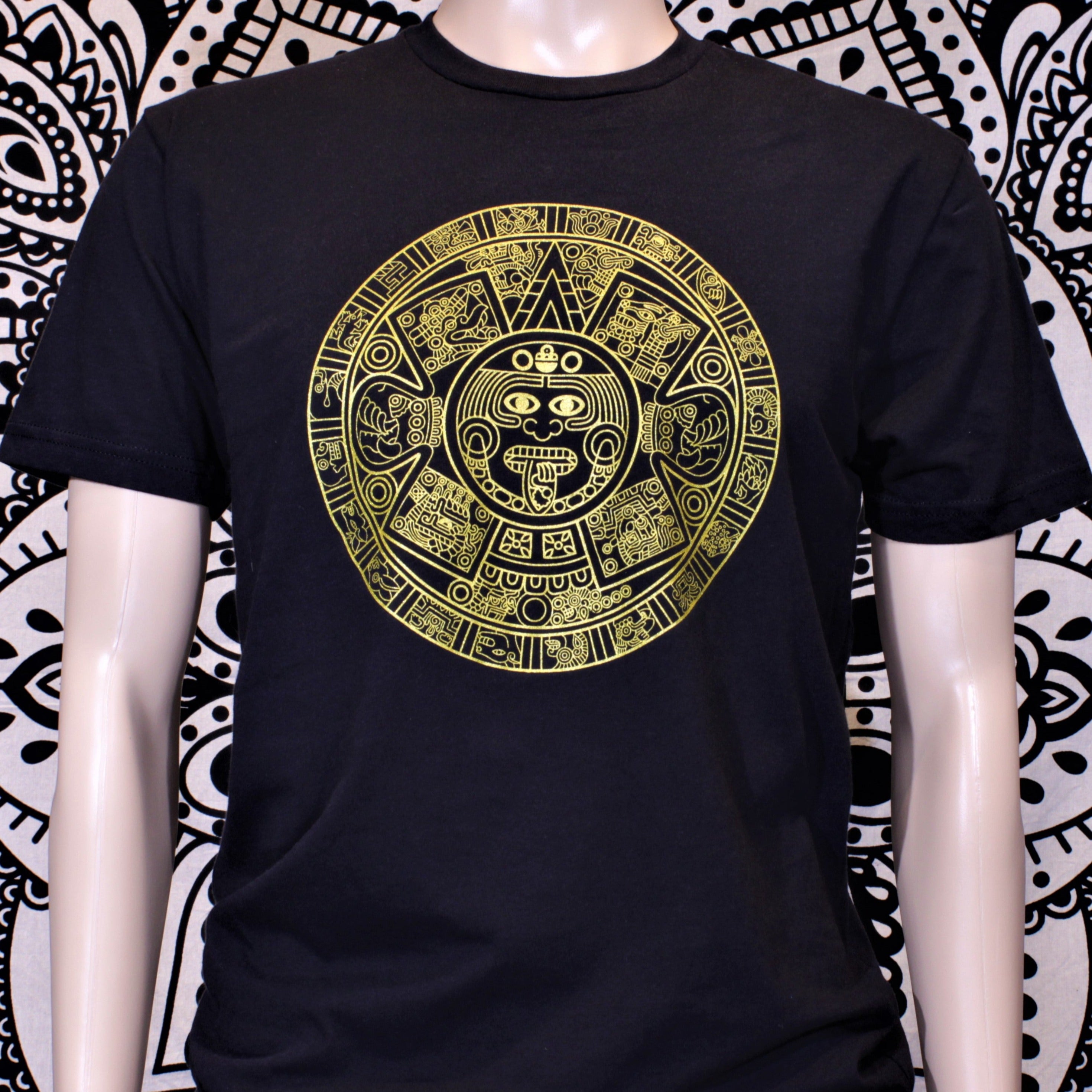 Mayan Aztec Graphic Short Sleeve T-shirt