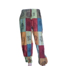 patchwork harem pants