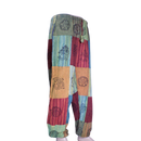 patchwork harem pants