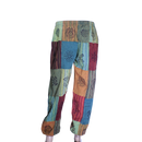 patchwork harem pants