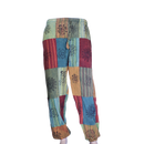 patchwork harem pants