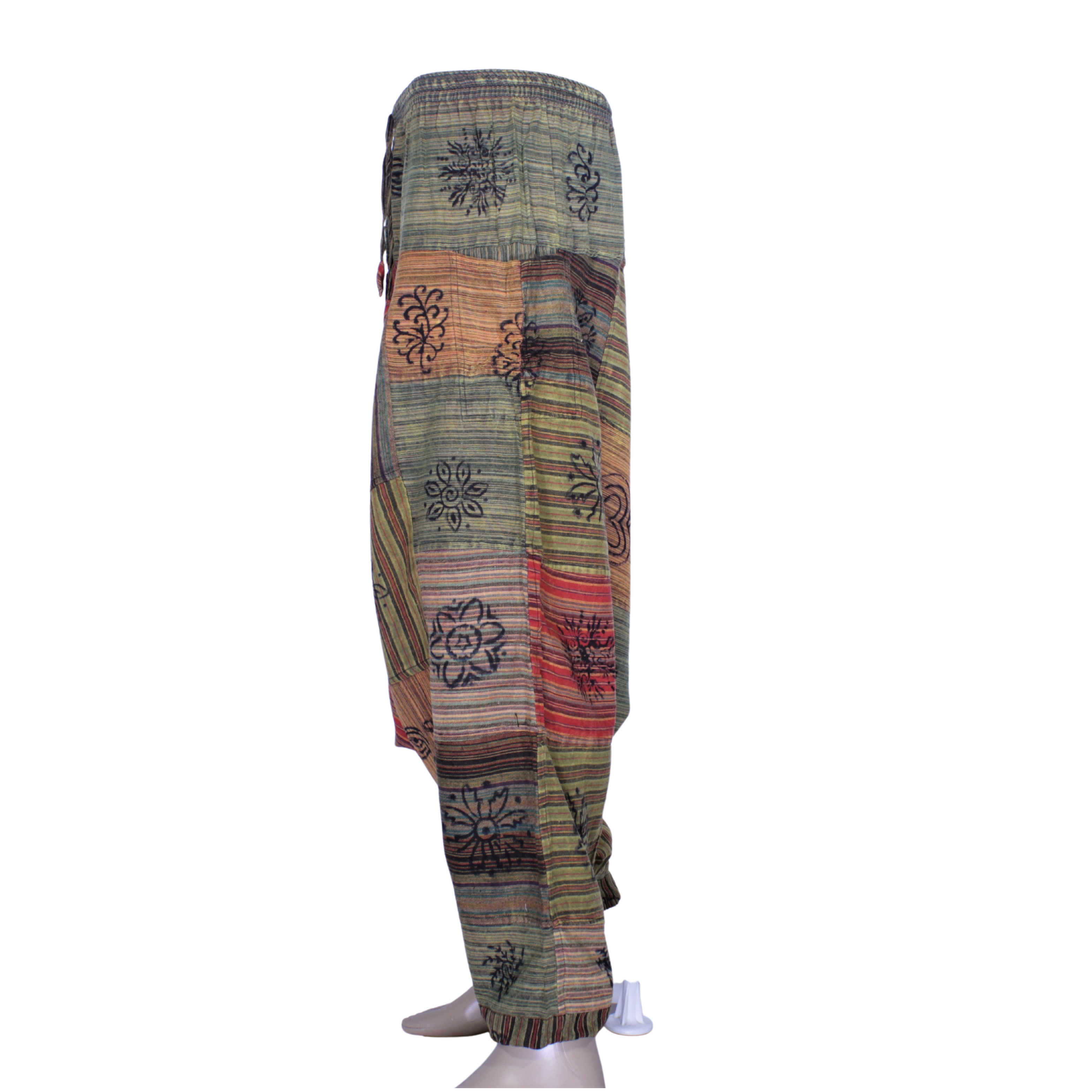 Patchwork Aladdin Harem Pants