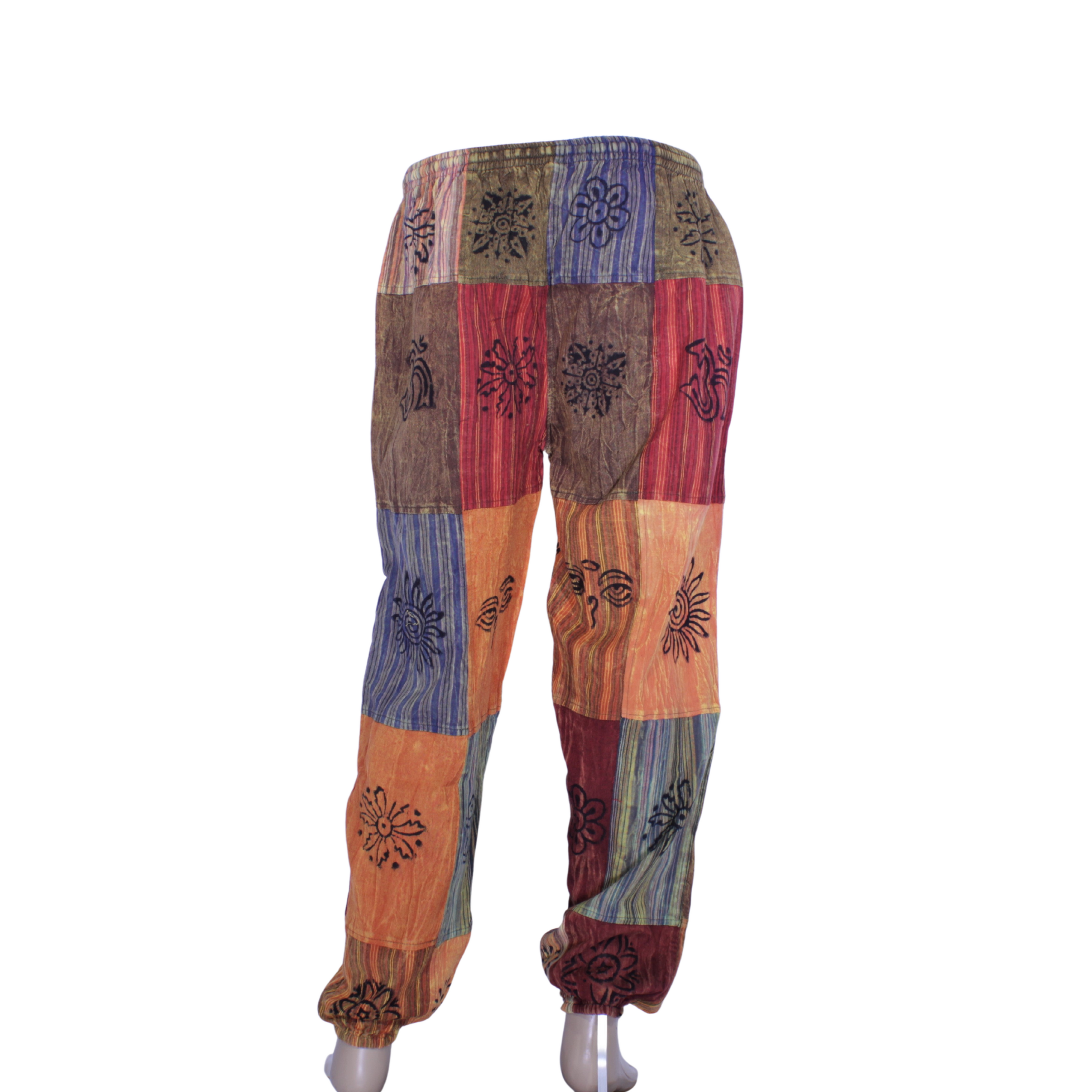 Block Print Patchwork Harem Pant