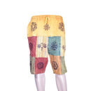 patchwork harem shorts