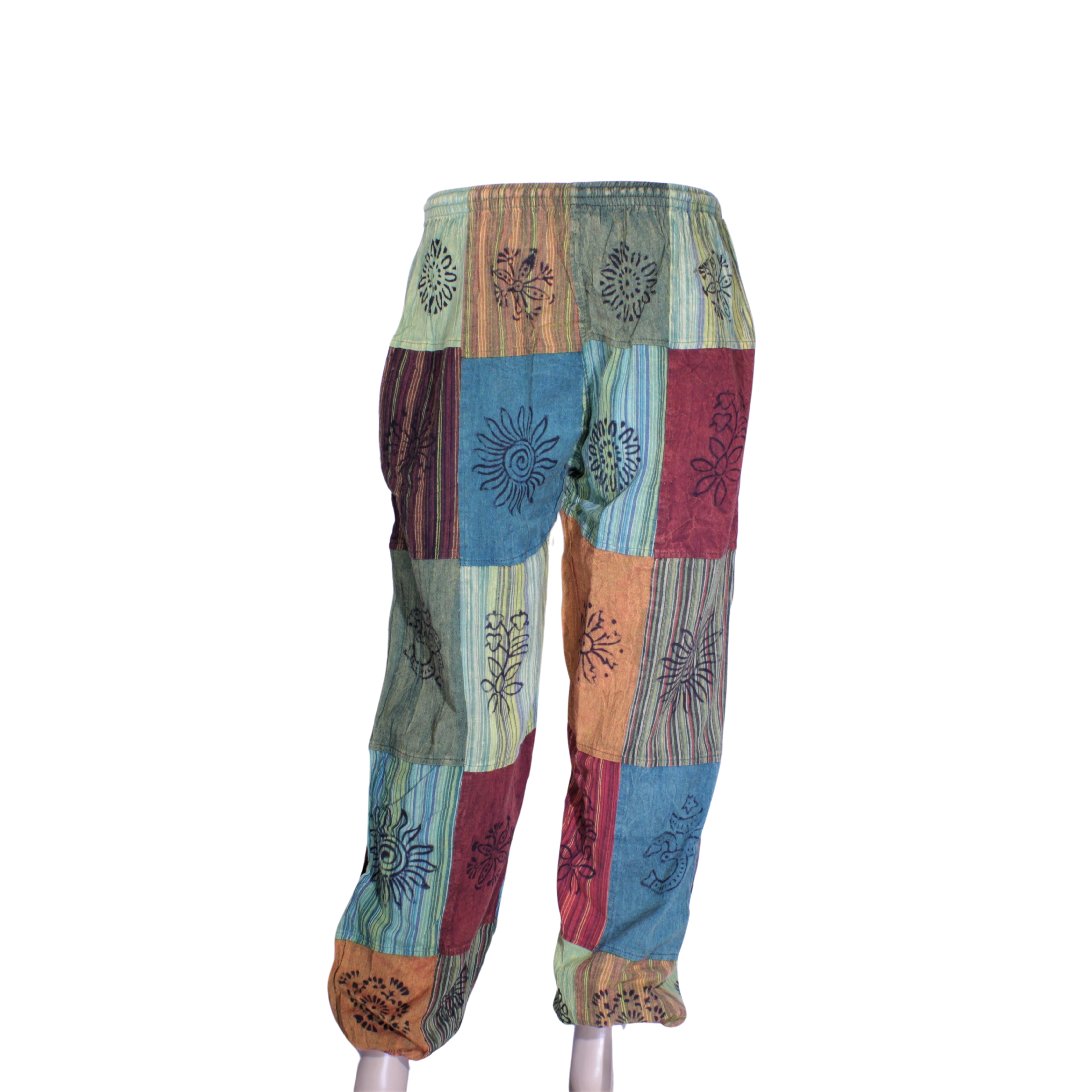 Patchwork Harem Pant Lotus