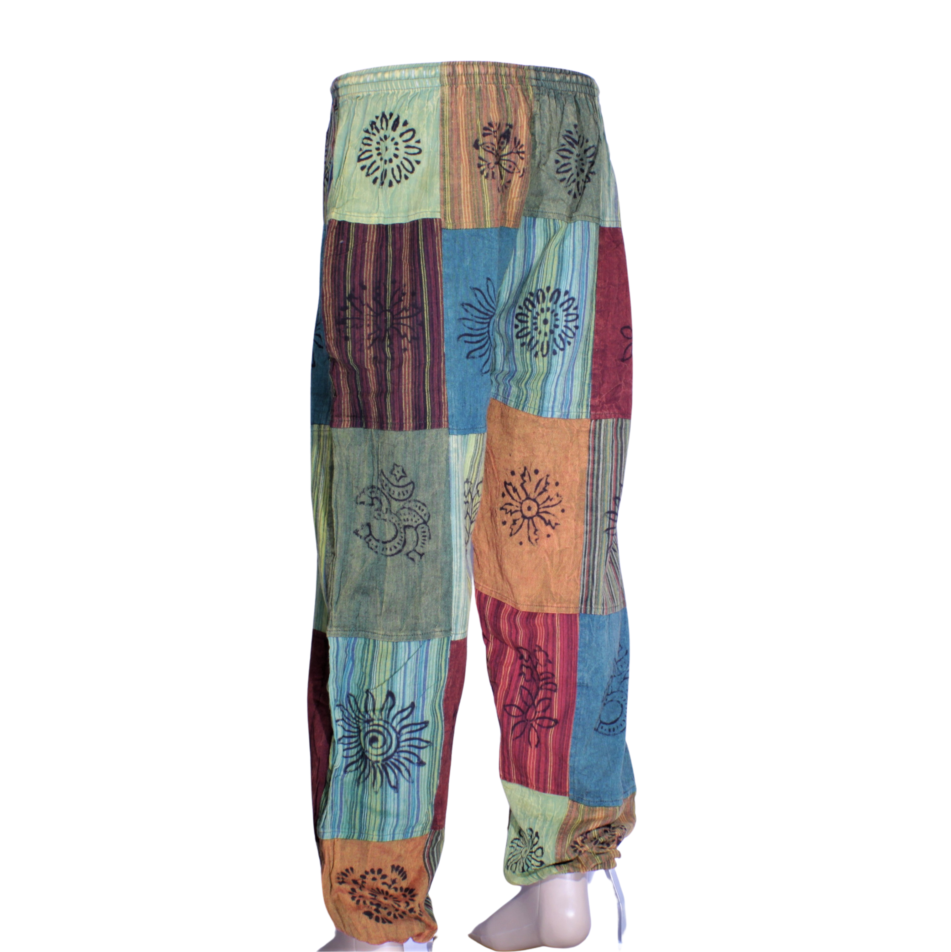 Patchwork Harem Pant Lotus