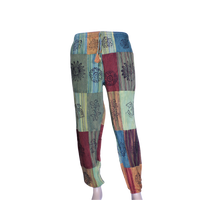 Patchwork Harem Pant Flower