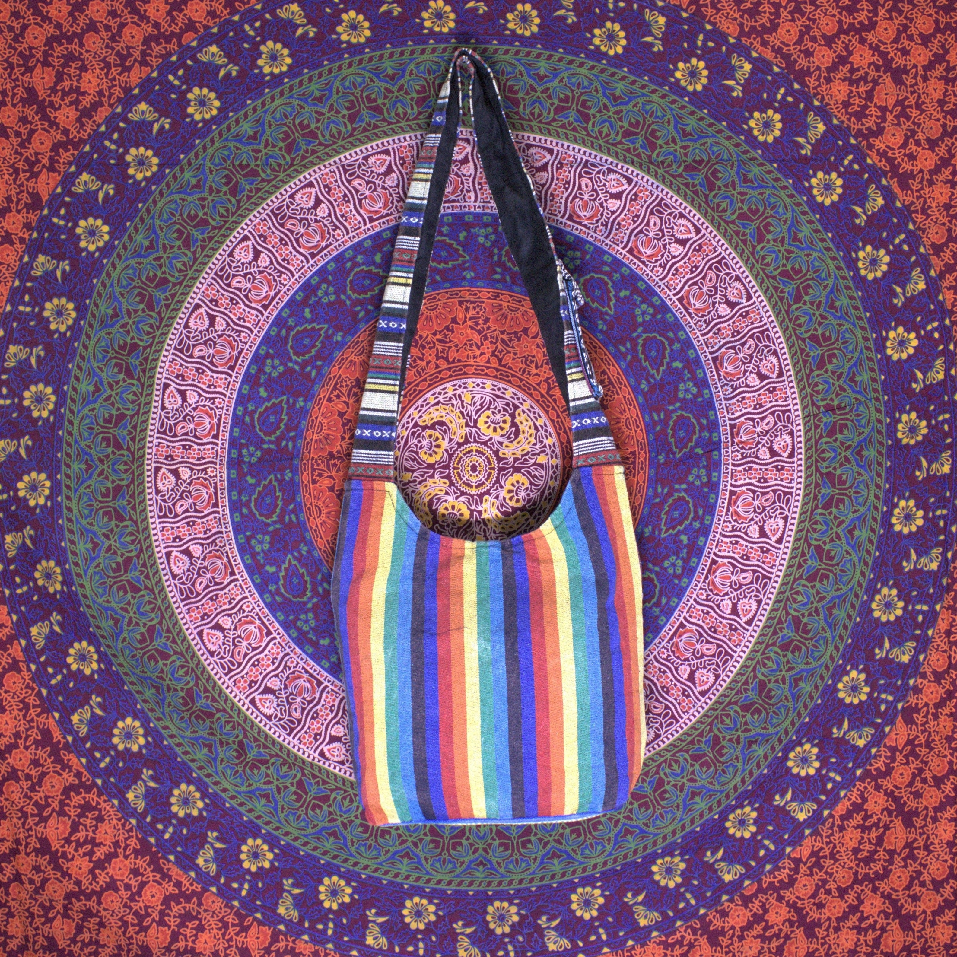 Hobo Shoulder Bag | Sun Moon | Hippie Jogi Digital Print