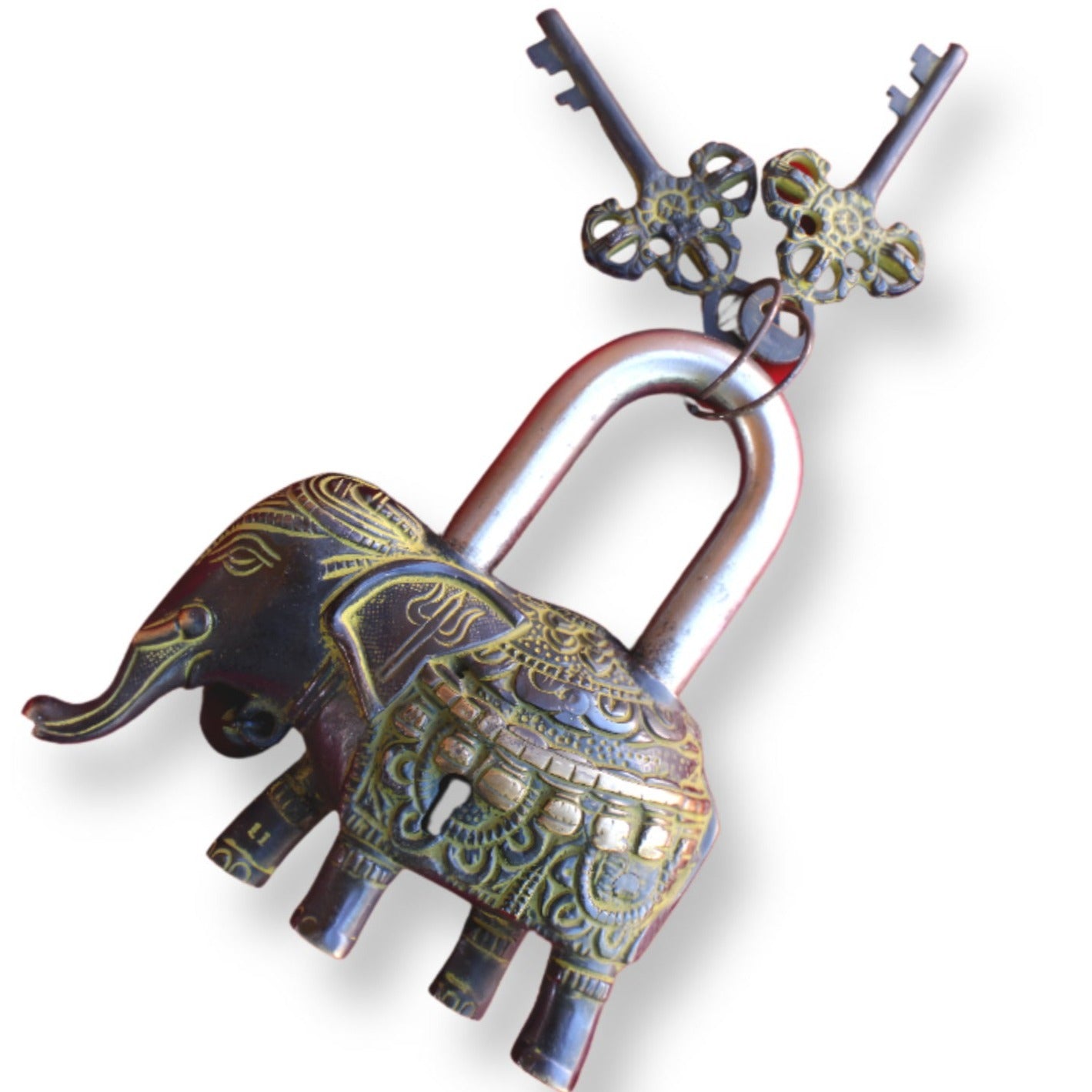 Vintage Elephant Key Lock | Décor