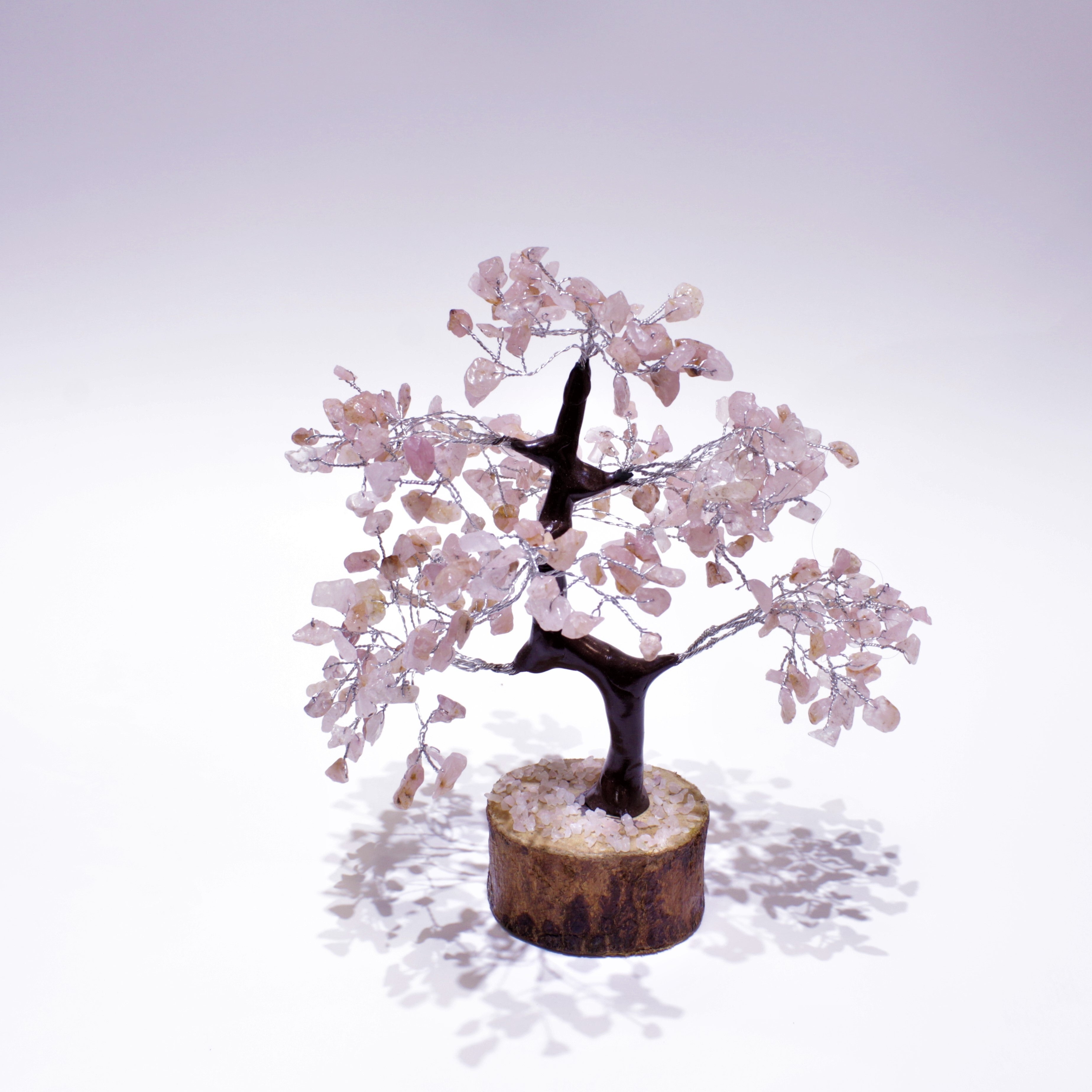 rose quartz tree of life