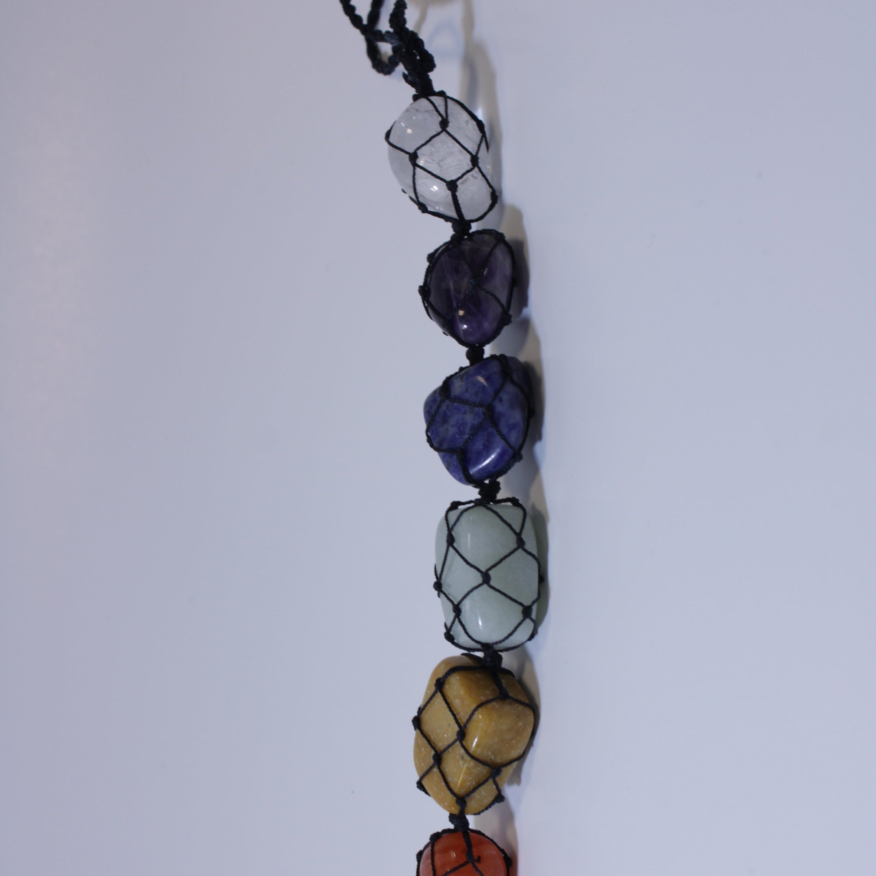 Seven Gemstone Chakra Tumble Tassel