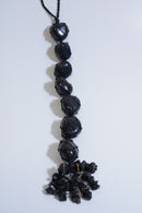 Black Obsidian Tumble Tassle 