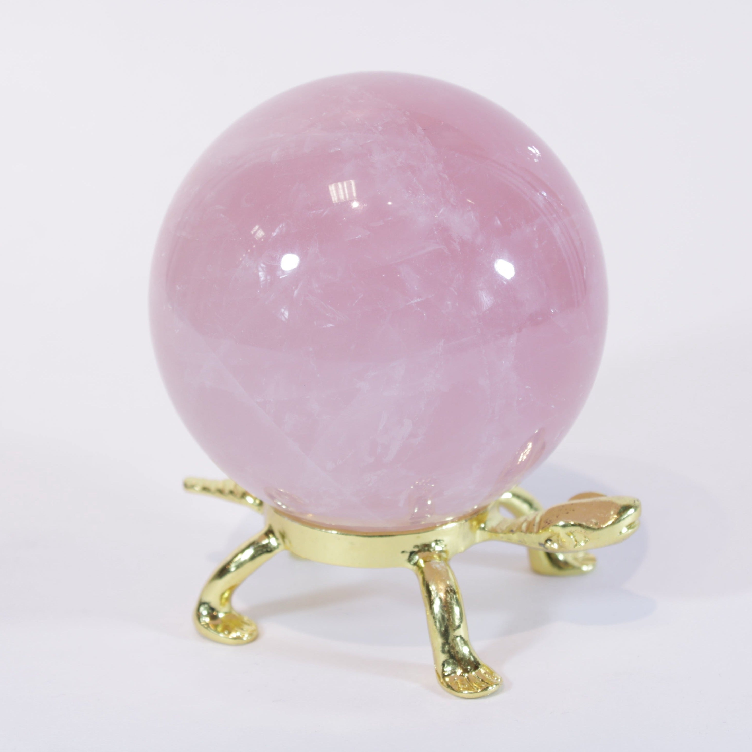 Round Rose Quartz Sphere