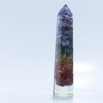 Seven Chakra Tower Point Crystal 