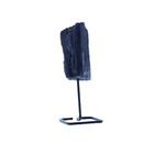 Raw Black Tourmaline with Metal Stand