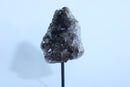 Raw Smoky Quartz with Metal Stand quartz