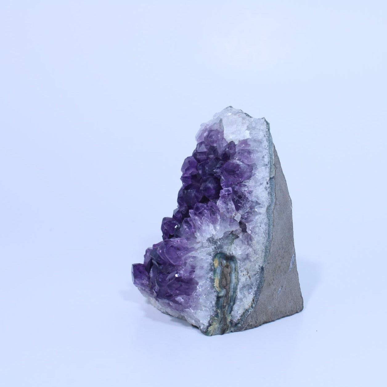 Standing Amethyst Geode Side View